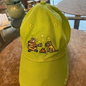 Life Is Good Bright Green Cap